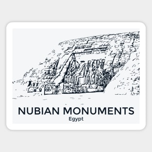 Nubian Monuments - Egypt Magnet
